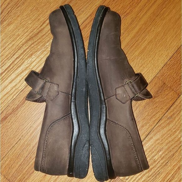 Teva Vermont Brown Leather Clogs - Picture 6 of 8